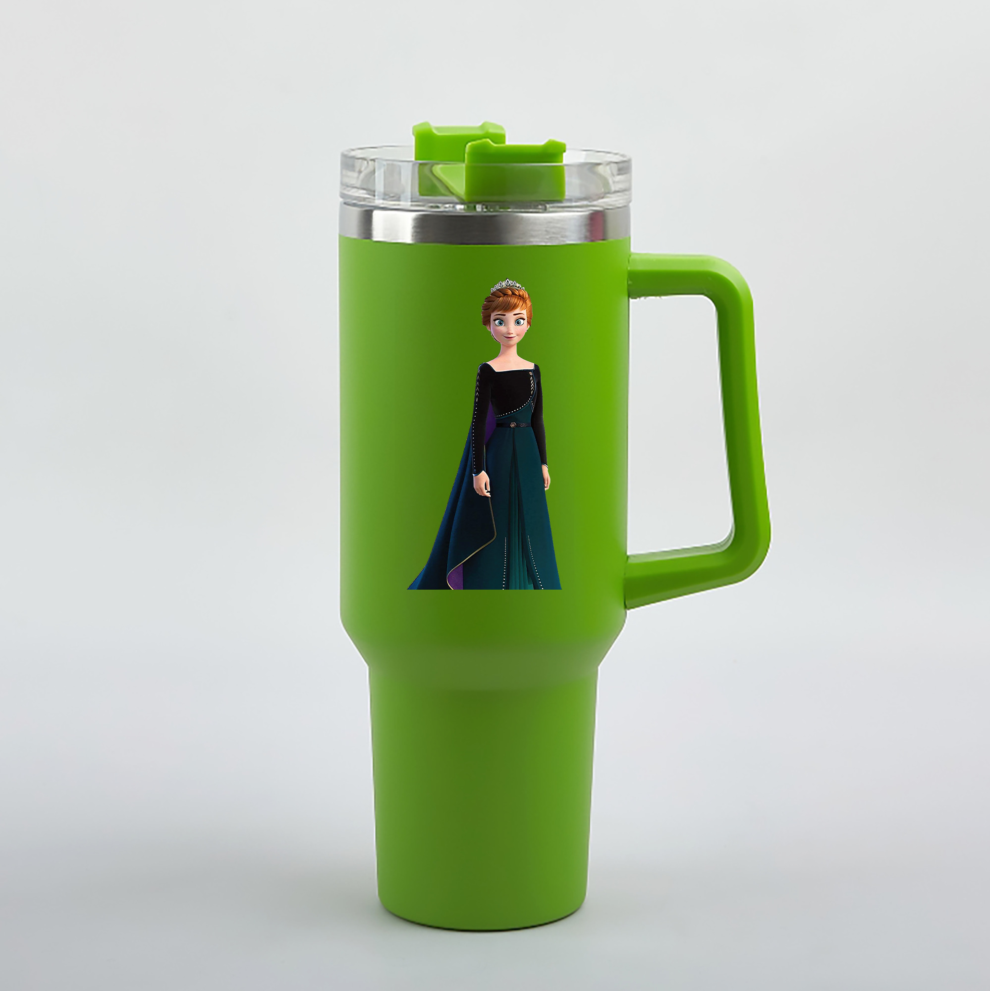 （画像用） アナと雪の女王 アンナ エルサ Frozen Anna Elsa 1200mL車用タンブラー（カラープリント）